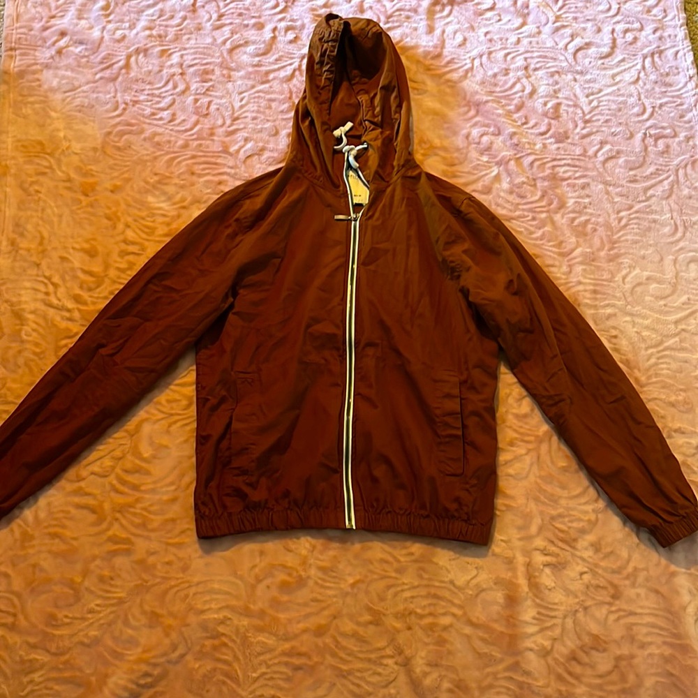 Denim and Flower brown men’s zip up